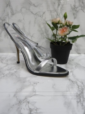Sandały damskie na szpilce (36-41) XY30 SILVER