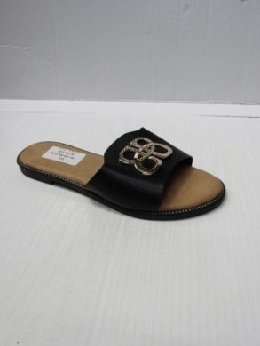 Klapki damskie na płaskim (36-41) 98-138 BLACK