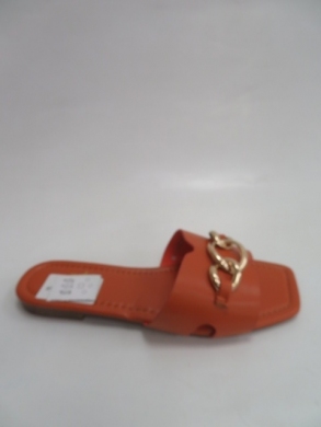 Klapki damskie na płaskim (36-41) 2305-12 ORANGE