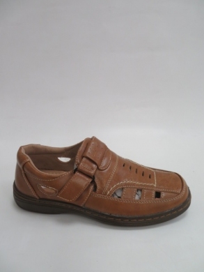 Półbuty męskie -skórzane (41-46) JA59 CAMEL