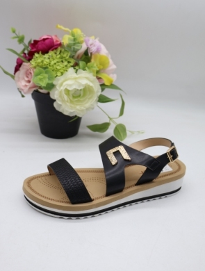Sandały damskie na płaskim (36-41) 8006A BLACK
