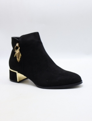 Botki damskie ocieplane na obcasie (36-41) K6503-1
