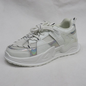 Sneakersy damskie niskie (36-41) L-188 WHITE
