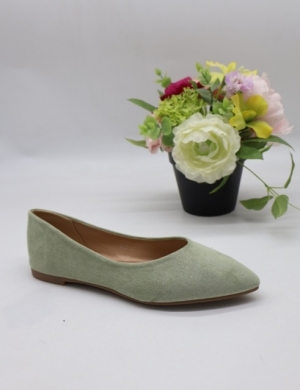 Baleriny damskie (36-41) 5199 GREEN