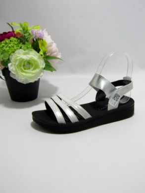 Sandały damskie na płaskim (36-41) 2136 SILVER
