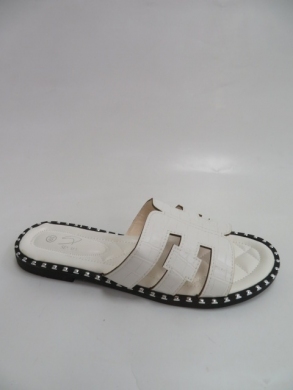 Klapki damskie na płaskim (36-41) W375 WHITE