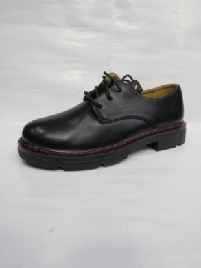 Półbuty damskie na płaskim (36-41) Y03 BLACK