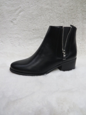 Botki damskie ocieplane na obcasie (36-41) C755 BLACK