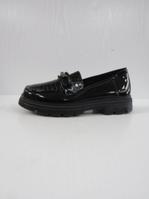 Mokasyny damskie na płaskim (36-41) F110  BLACK