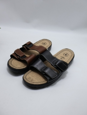 Kapcie męskie (41-46) 3741 BLK/BR