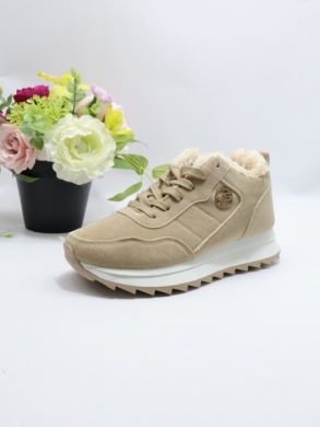 Buty sportowe damskie ocieplane (36-41) WD122 KHAKI