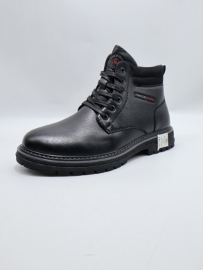 Trapery męskie ocieplane (40-45) 63518-21 BLACK