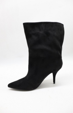 Botki damskie na szpilce (36-41) H8-1361A BLACK