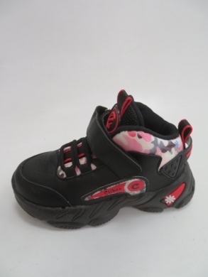 Buty sportowe Dziewczęce (26-31) E79 BLACK/RED