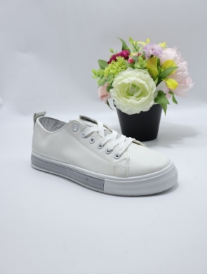 Buty sportowe damskie na płaskim (36-41) BK21 SILVER