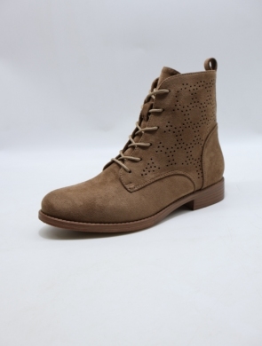 Botki damskie na płaskim (36-41) H200-5 COFFE