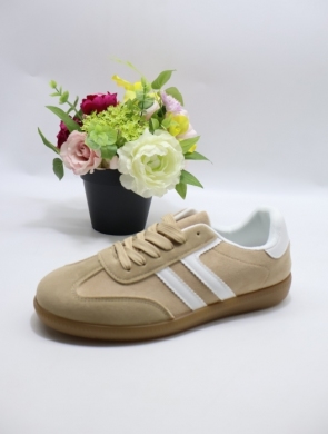 Buty sportowe damskie na płaskim (36-41) WX03 TAUPE