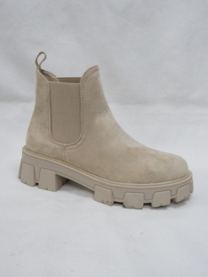 Botki damskie na płaskim (36-41) HBL-2 BEIGE