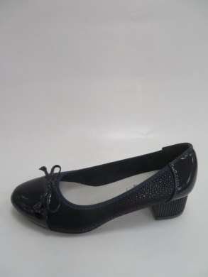 Czółenka damskie na obcasie (36-41) 334C NAVY