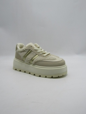 Buty sportowe damskie na płaskim (36-41) XHBD-999 BEIGE