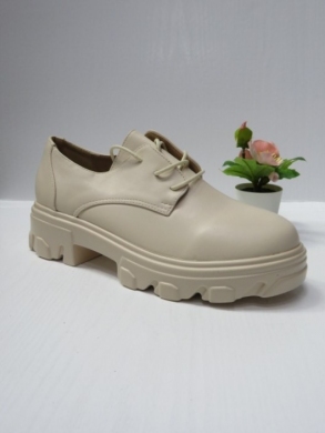 Półbuty damskie na płaskim (36-41) 6550-PU BEIGE