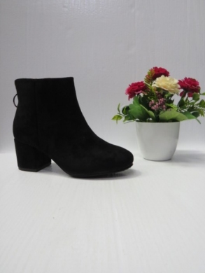 Botki damskie ocieplane na obcasie (36-41) 2208-114 BLACK