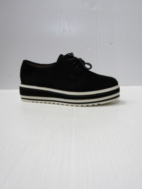 Półbuty damskie na płaskim (36-41) KS-7028 BLACK