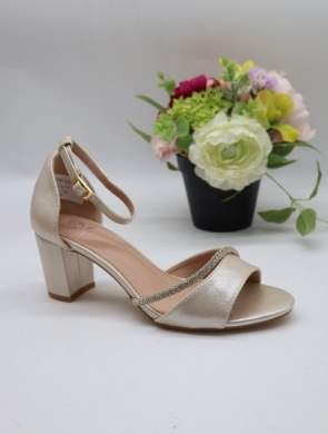 Sandały damskie na obcasie (36-41) 6282 GOLD