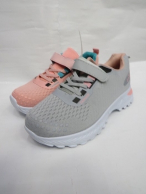 Buty sportowe dziewczęce (31-36) C4-13 GREY/PINK