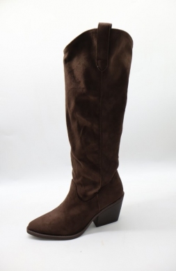 Kozaki damskie na obcasie (36-41) 52222 BROWN