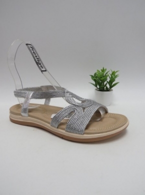 Sandały damskie na płaskim (36-41) W576-5 SILVER