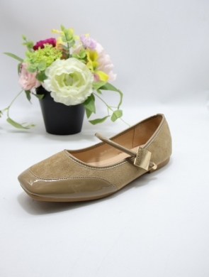 Polbuty damskie na płaskim (36-41) Q-26 KHAKI