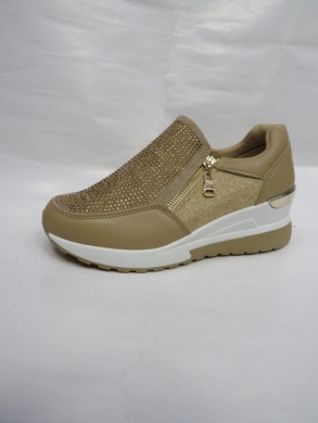 Półbuty damskie na koturnie (36-41) NB572 KHAKI