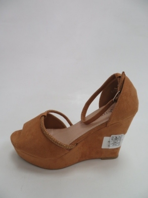 Sandały Damskie na koturnie (36-41) 108-62 CAMEL