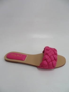 Klapki damskie na płaskim (36-41) JZ172 FUCHSIA