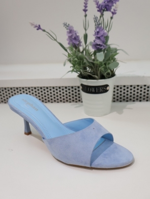 Klapki damskie na szpilce (36-41) XL19 BLUE