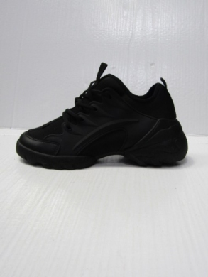 Buty sportowe damskie na płaskim (36-41) LA196 BLACK