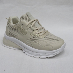 Buty sportowe damskie na płaskim (36-41) PC99 BEIGE
