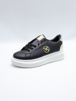 Buty sportowe damskie na płaskim (36-41) WFC-23 BL/GOLD
