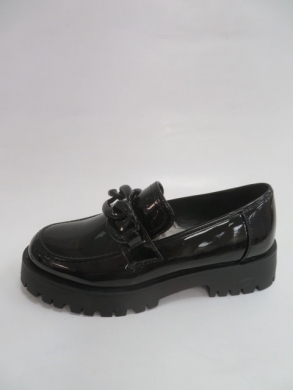 Mokasyny damskie na płaskim (36-41) DE1130M BLACK