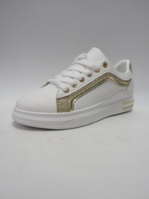 Buty sportowe damskie na płaskim (36-41) GG615 GOLD