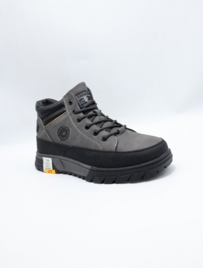 Trapery męskie ocieplane (40-46) 63519-2 GREY