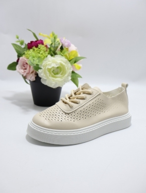 Buty sportowe damskie na płaskim (36-41) 777-1 BEIGE