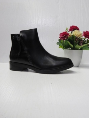 Botki damskie ocieplane na płaskim (36-41) C781 BLACK