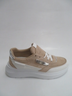 Sneakersy damskie niskie (36-41) X-168 KHAKI