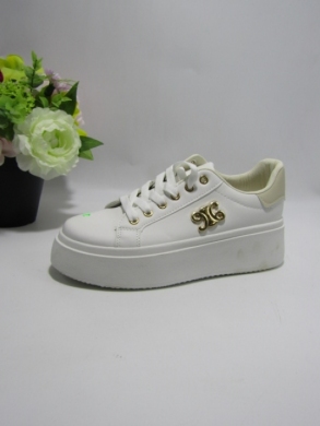 Buty sportowe damskie na płaskim (36-41) YH-37 BEIGE
