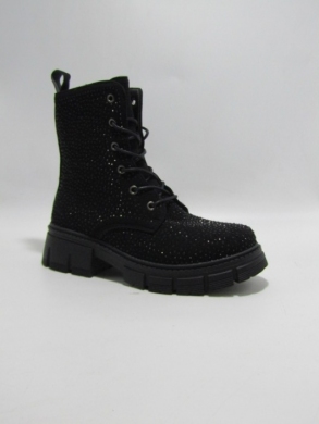 Botki dziewczęce ocieplane (31-36) 8968C BLACK