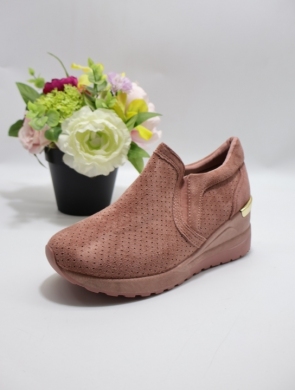 Botki damskie na koturnie (36-41) 0587 PINK
