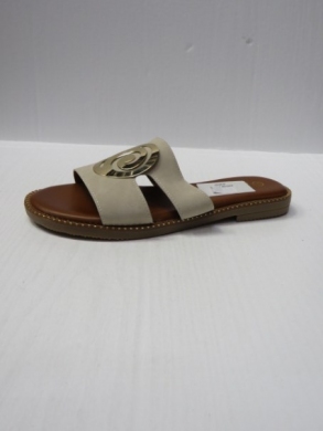 Klapki damskie na płaskim (36-41) VS201 BEIGE