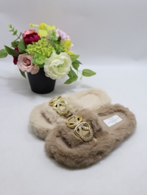 Kapcie damskie ocieplane (36-41) 631 MIX
